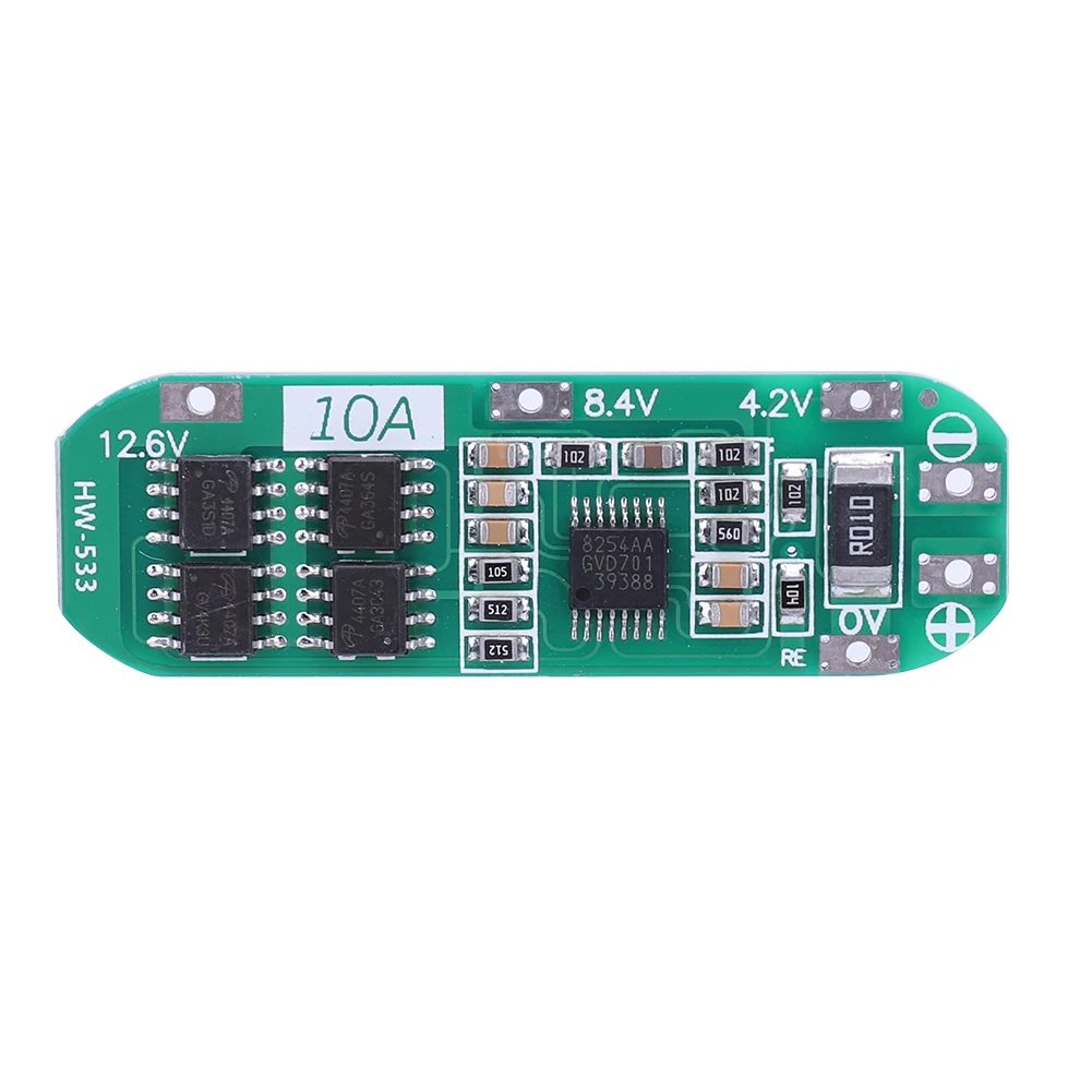 Li-ion Lithium Battery Charger Protection Board 3S/4S 5A 10A 20A 25A 40A 60A 18650 BMS for Drill Motor