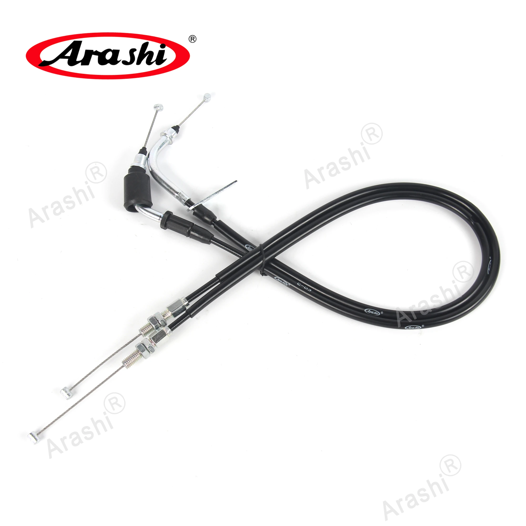 Arashi Throttle Cable For SUZUKI GSXR1000 2009 - 2016 K9-L6 GSX-R 1000 2010 2011 2012 2013 2014 2015 Accelerator Gas Wire Line