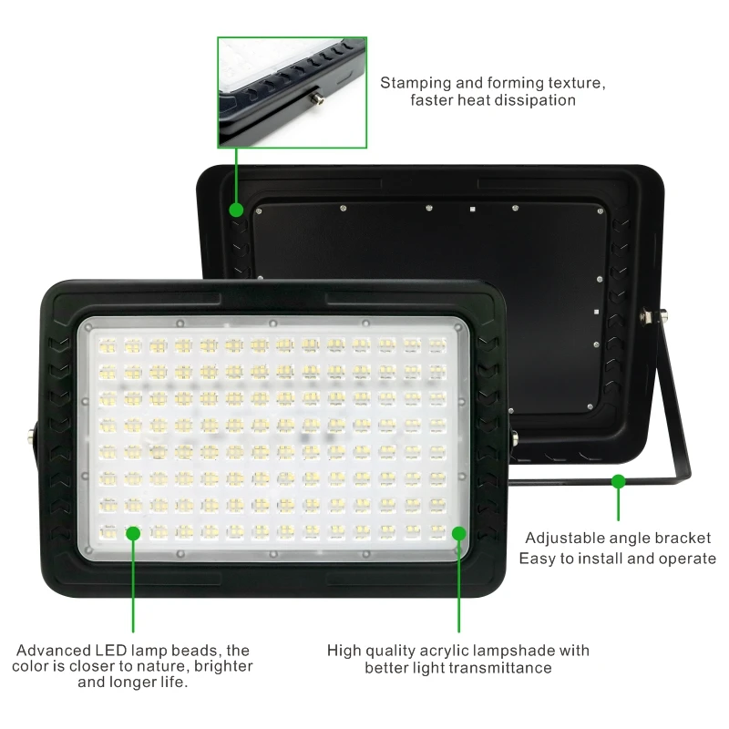 Led كشاف ضوء خارجي 50 واط 100 واط 150 واط 200 واط عاكس LED الكاشف IP67 الحديثة مقاوم للماء الجدار ضوء 220 فولت الأضواء مصباح الحديقة