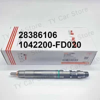 28386106 nuevo conjunto de inyector de combustible diésel genuino para motor JAC T8 4DB2 1042200FD020