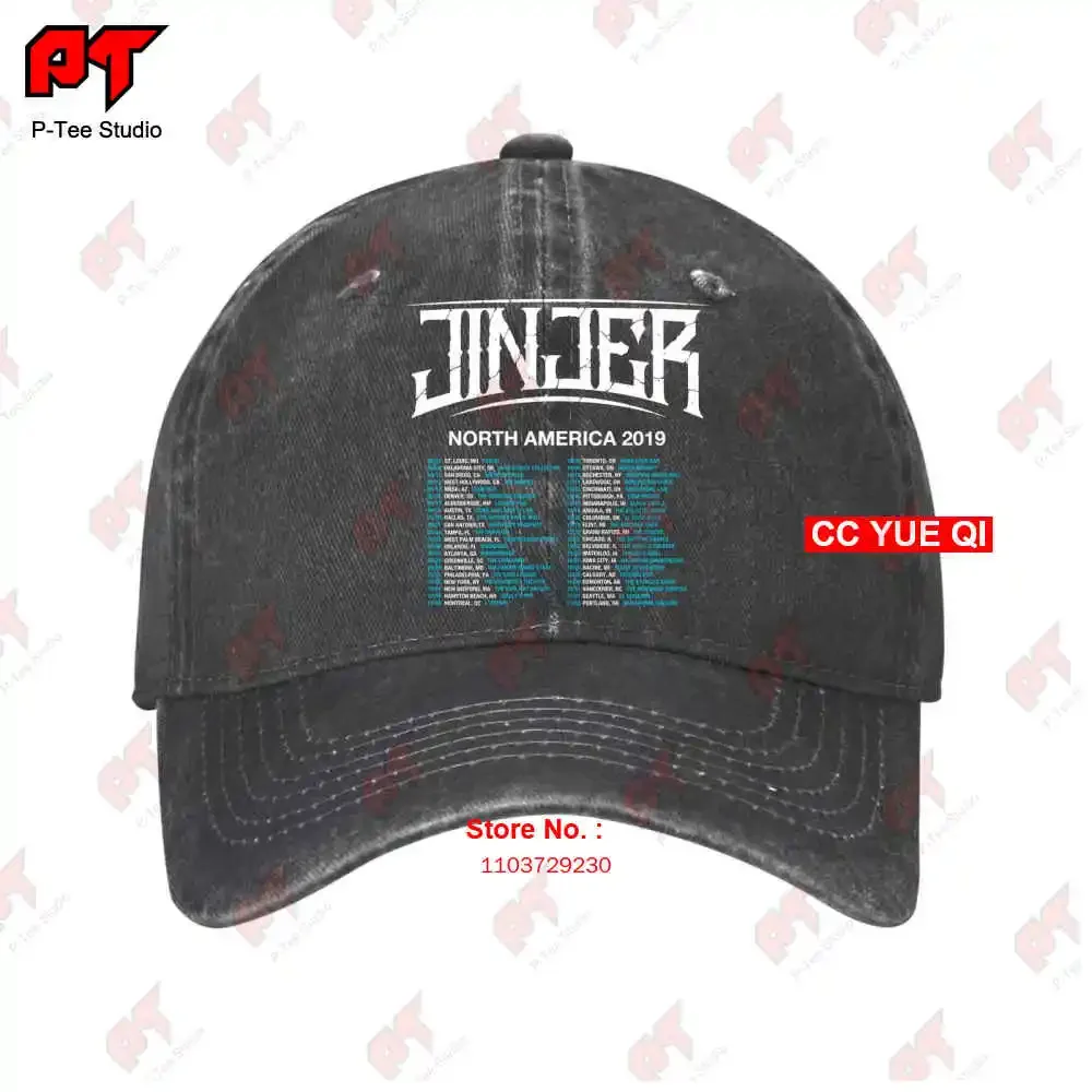 T Jinjer North American Tour 2019 Baseball Caps Truck Cap O407