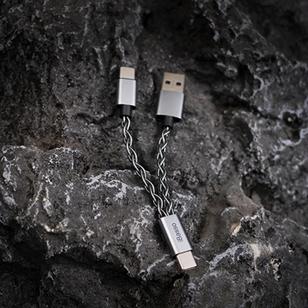 

0iBASSO CB19 Decoding Headphone Amplifier Small Tail Upgrade Audio Cable for DC03 PRO/04 PRO DC Elite