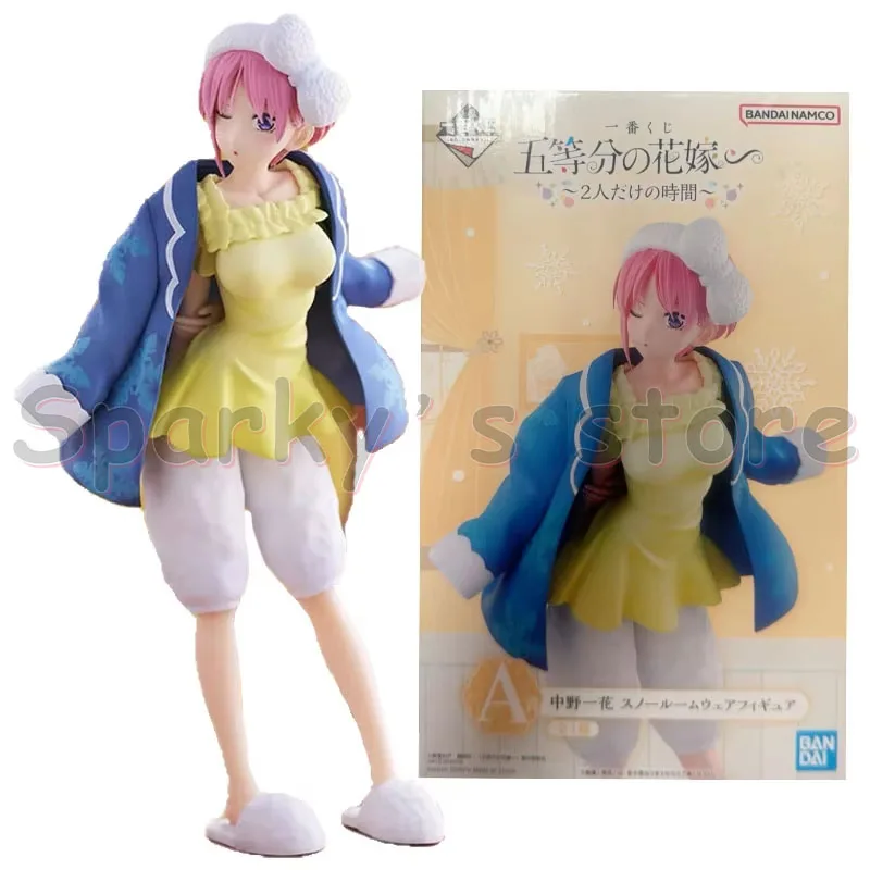 Bandai Original Ichiban KUJI The Quintessential Quintuplets Anime Figure Nakano Ichika Action Figure Toys For Kids Gifts Model