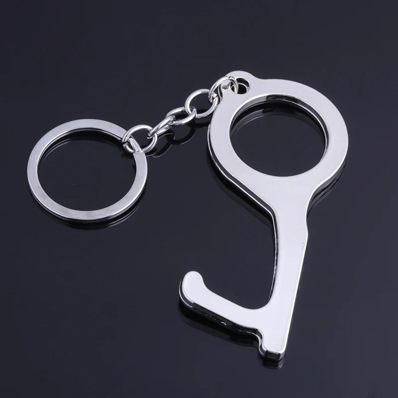 Hands Free Door Opener No Touch Door Opener With Stylus Keychain for Outdoor Public Door Handle Touchscreen Button