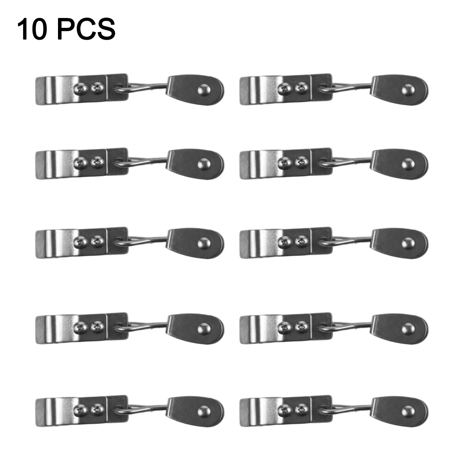 

10 Pieces Pulley Pipe Clamps Heavy Duty Stainless Steel Pulleys And Clamps For Shade Sail Installation For Indoor Pergola, Wave
