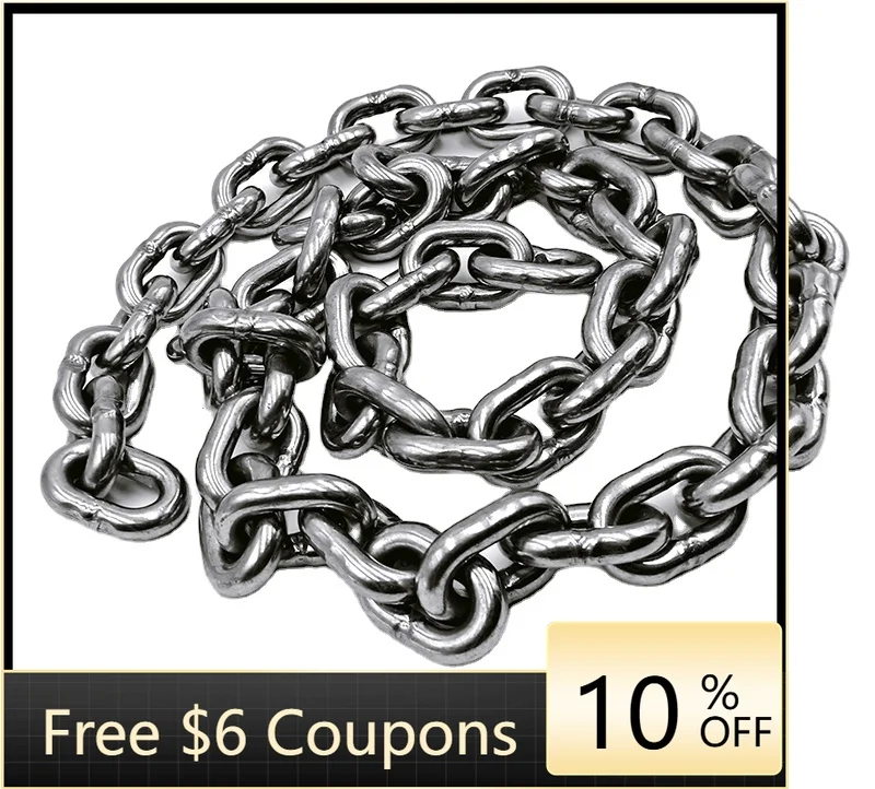 

BBWSTDIN 766 Calibrated Stainless Steel 316 Short Link Anchor Chain 6mm 8mm 10mm 12mm