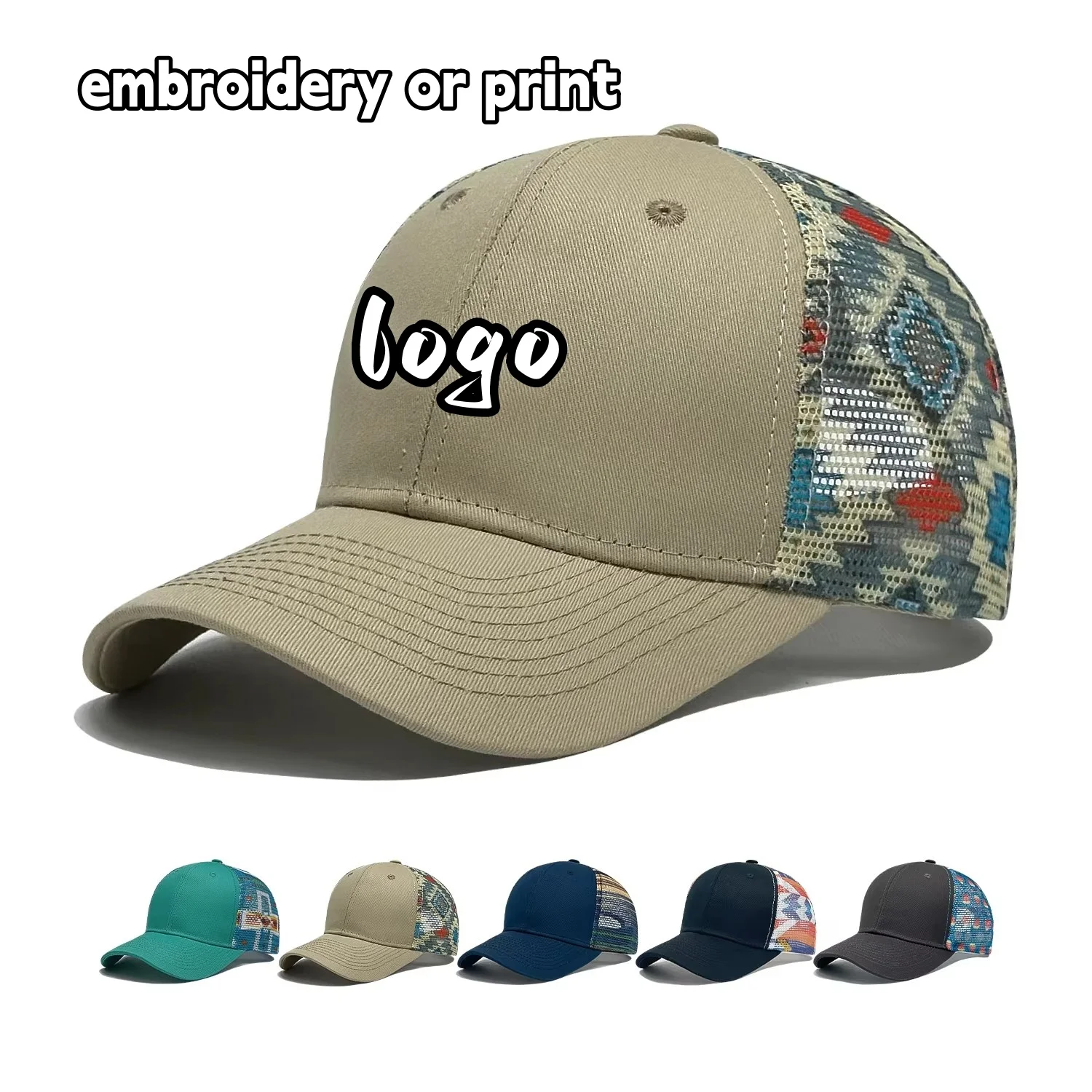 Sombreros de camionero de malla impresos a cuadros bordados personalizados Richardson 112 256 168 Gorras gorra de béisbol para hombres y mujeres
