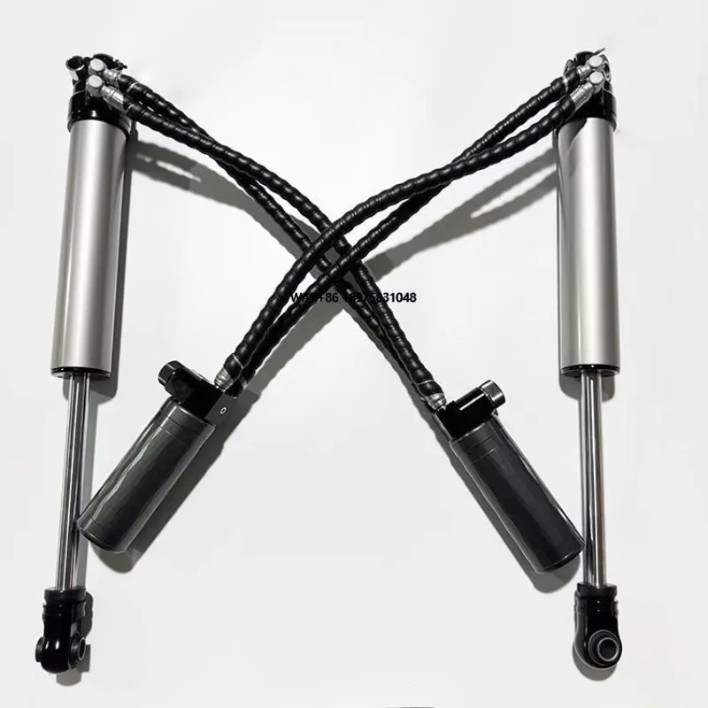 

New 4-Inch 2.25 Pipe Diameter Black and Gray Revo Dual Oil Circuit Shock Absorbers