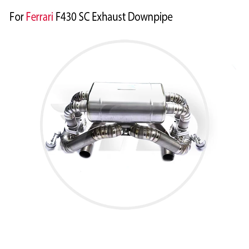 HMD Titanium Alloy Exhaust System Performance Catback for Ferrari F430 Scuderia Auto Modification Electronic Valve Muffler