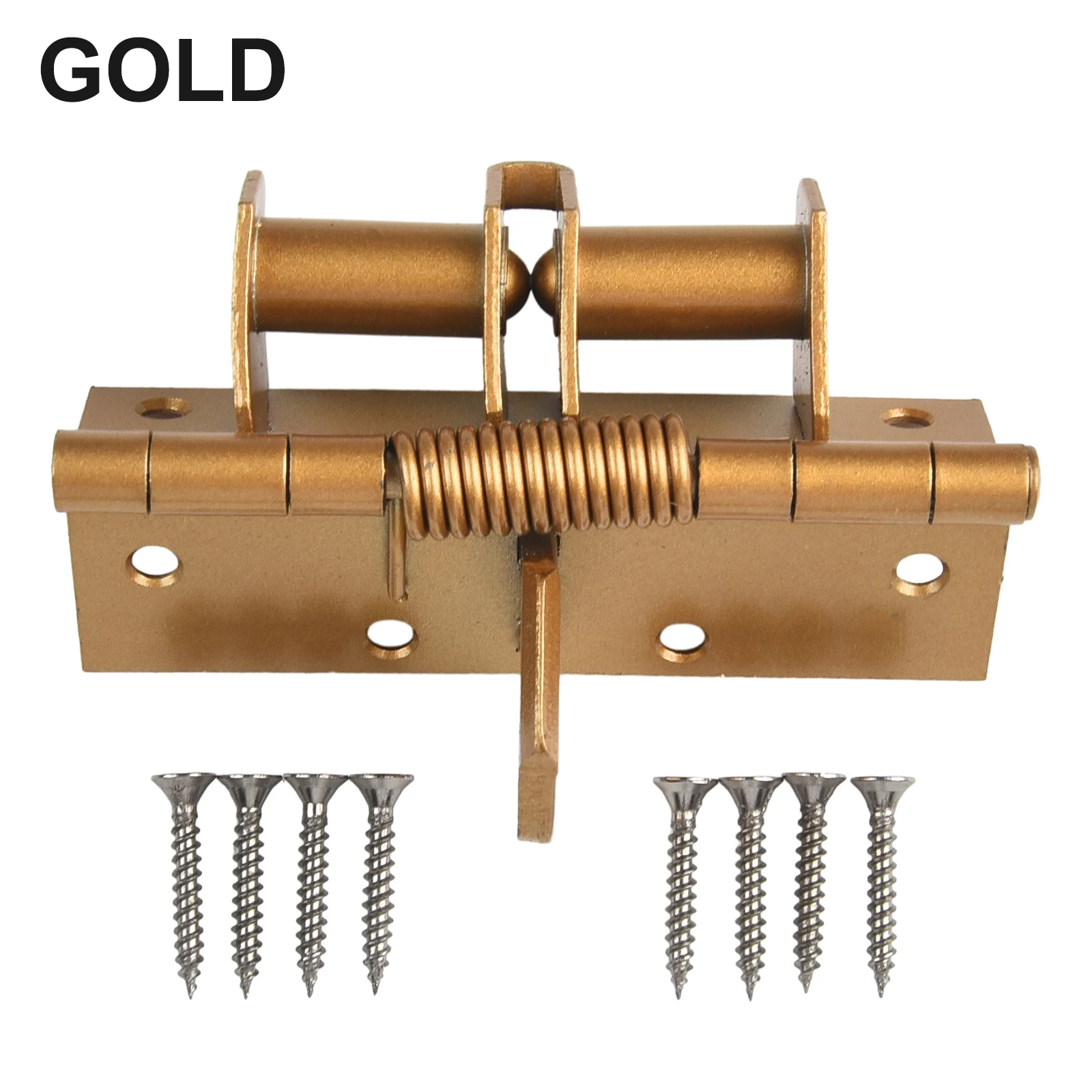 

Multifunctional Spring Positioning Hinge Door Closer Automatic Door Closing Hinge 90 Degree Positioning With 8 Screws