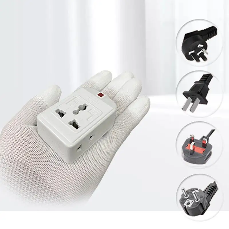 3-Outlet Schuko Power Strip with 7-Hole Configuration for Efficient and Safe Home and Office Use of Electronics