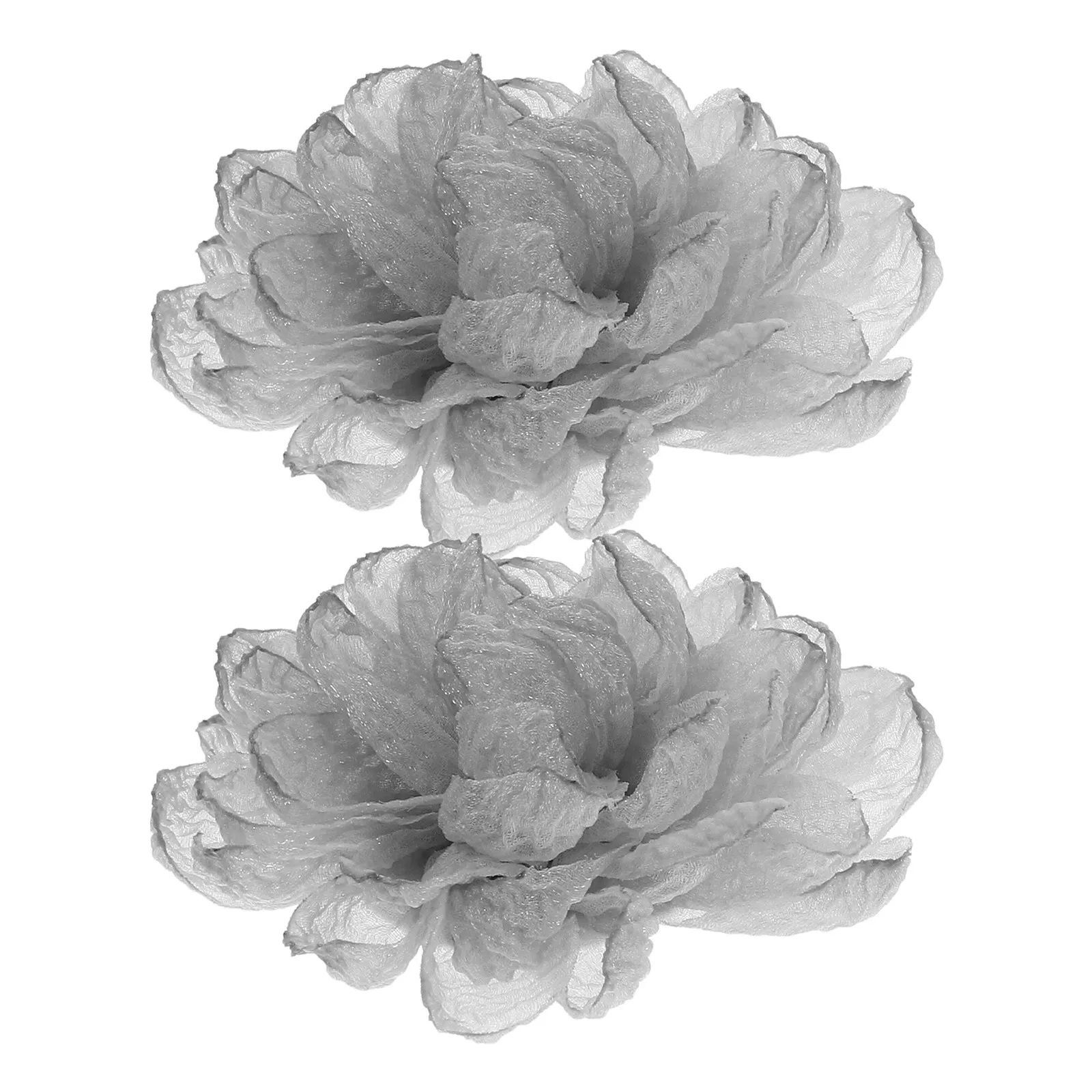 2 Pcs Shoes Flower Clips Decoration Accessories High Heel Removable Buckle Pendant