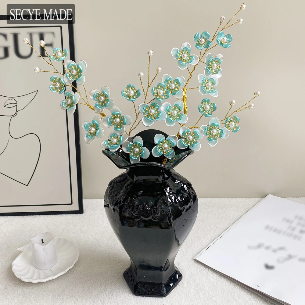 

1/3/PCS Acrylic Artificial Fake Flowers Simulated Bouquet for Wedding Centerpieces Floral Arrangements Home Vase Decoration K99