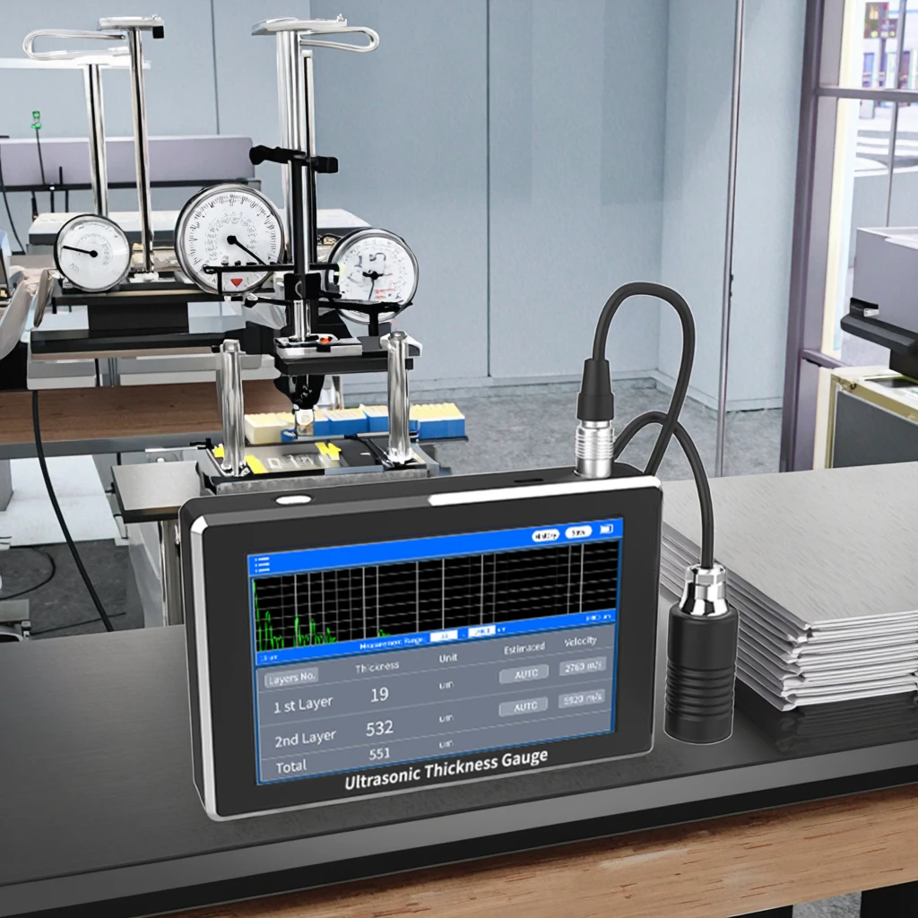 AMT557 Multilayer Coating Ultrasonic Thickness Gauge