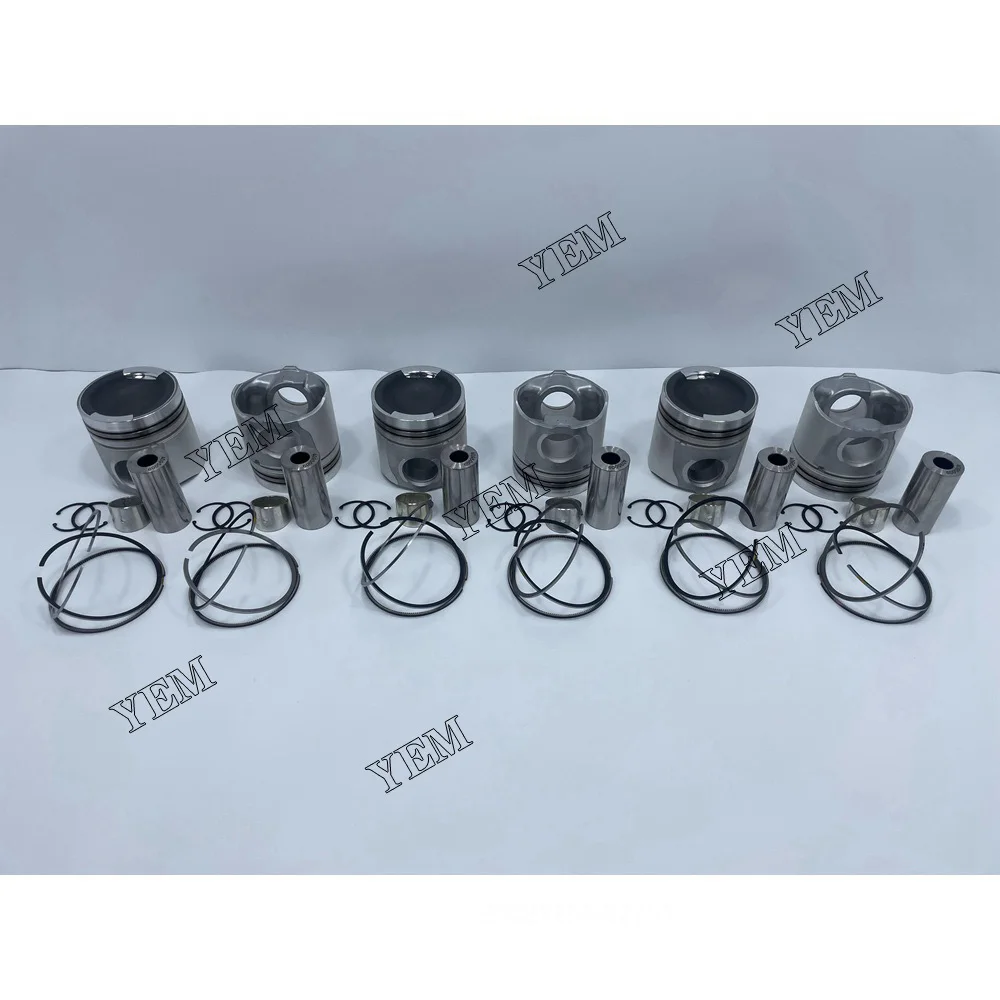 

New K19 Cylinder Piston Kit With Ring For Cummins Excavator Forlift Engine.