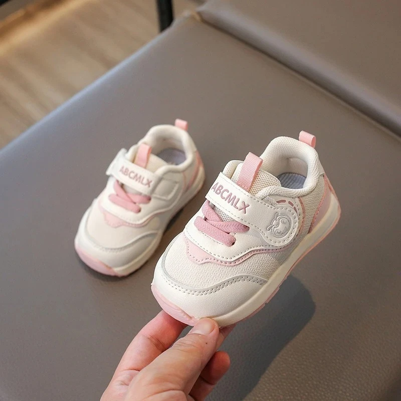 

2025 детские кроссовки для детей 0–3 лет, нескользящая кожаная обувь для первых ходунков на мягкой подошве, повседневная обувь унисекс для младенцев и малышей