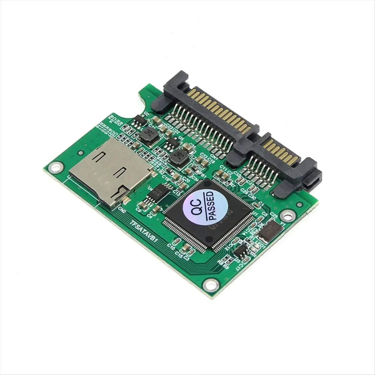 L73A NEW Micro-SD TF Card to Sata Adapter Card TF Cards to Sata Converter Expansion Mini Card with Plastic Casing