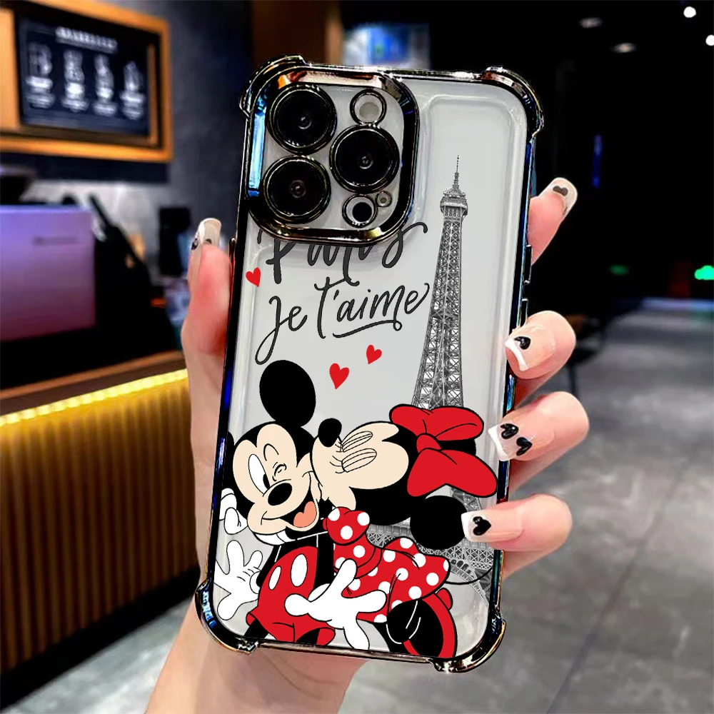 لطيف الكرتون M-ميكي م-ميني تصفيح جراب هاتف ل vivo Y400 V60 Y39 Y29 V40 Y38 Y200i Y28 Y03 Y200 V50 V29e لايت برو 4G 5G