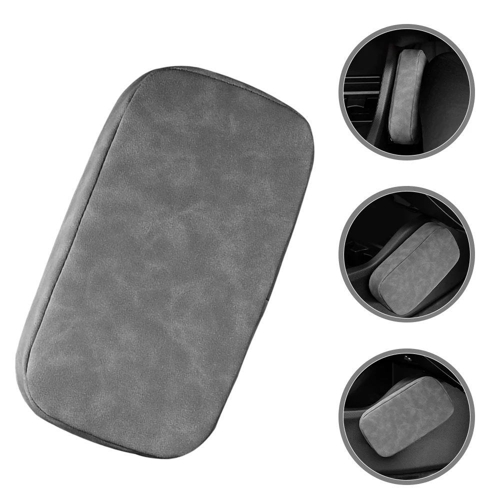 

Car Knee Pad Cushion Leg Support Suede Anti-Slip Automotive Console Armrest Pad Washable Car Seat Accessories