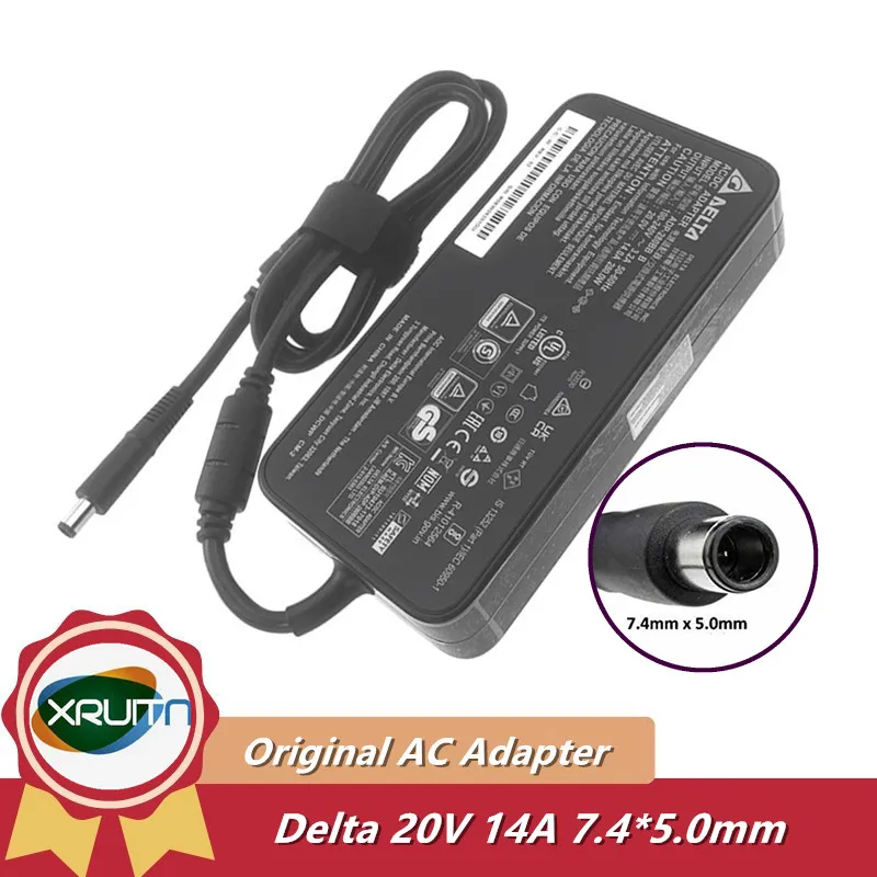 Genuine Delta ADP-280BB B 280W 20V 14A 7.4*5.0mm Laptop Power Supply For MSI GE65 Raider 9SF-049US Notebook AC Adapter Charger