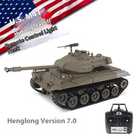 Henglong 3839-1 Huake Mighty Dog Simulation Remote Control Electric Multi functional Battle Competitive Light Battle Tank Model