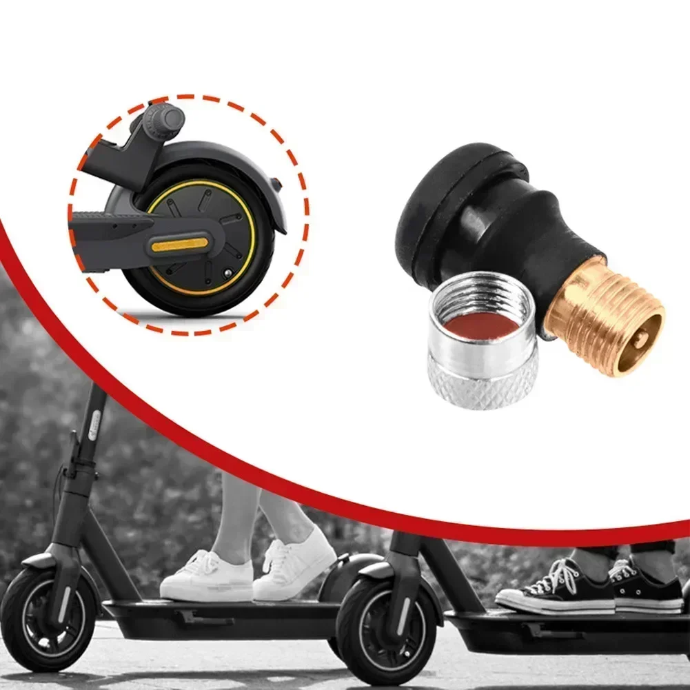 Válvula de aire sin cámara de vacío, gran oferta, para neumáticos Ninebot Max G30, Segway, Scooter Eléctrico, boquilla de aire inflable, 1 ud.