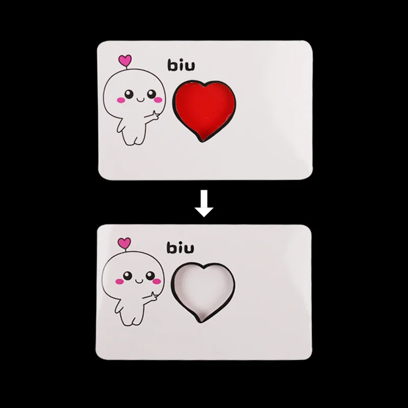 Flick the Heart Magic Tricks Gimmicks Props Flick Finger the Heart Appearing Card Magia Magician Close Up Illusions Mentalism