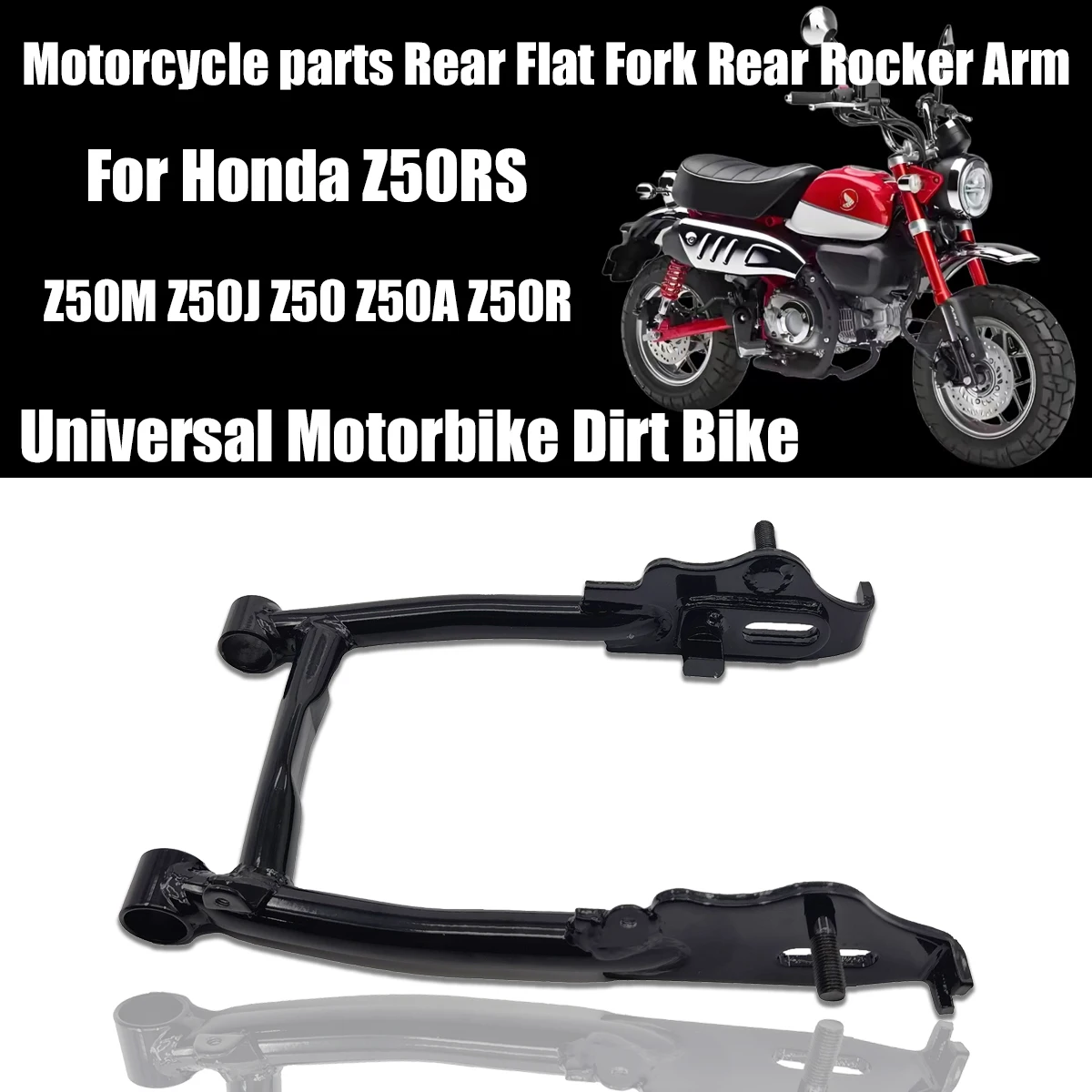 

Motorcycle parts 8 inches Rear Flat Fork Rear Rocker Arm For Honda Z50RS Z50M Z50J Z50 Z50A Z50R Universal Motorbike Dirt Bike