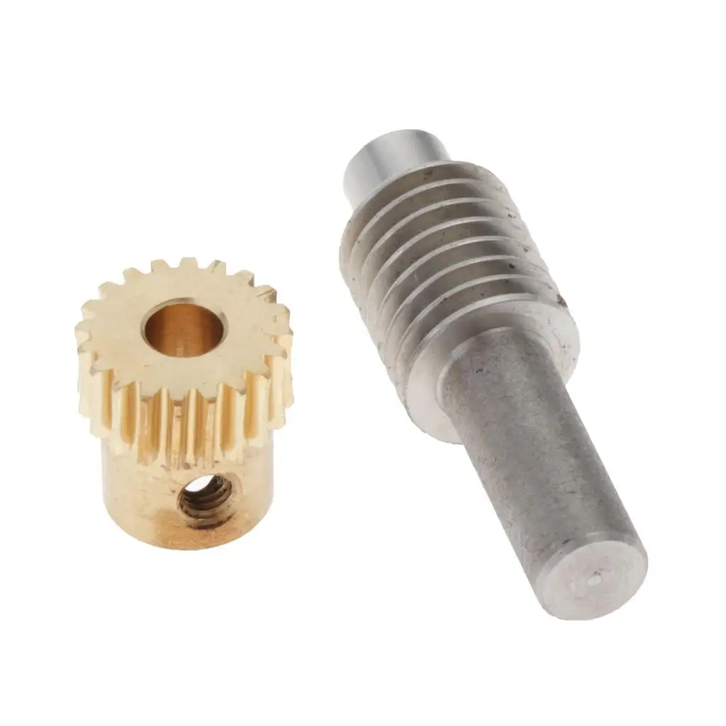 0.5 معامل 20- 60T عجلة تروس دودة نحاسية + مجموعة عمود تروس فولاذي 32 مم