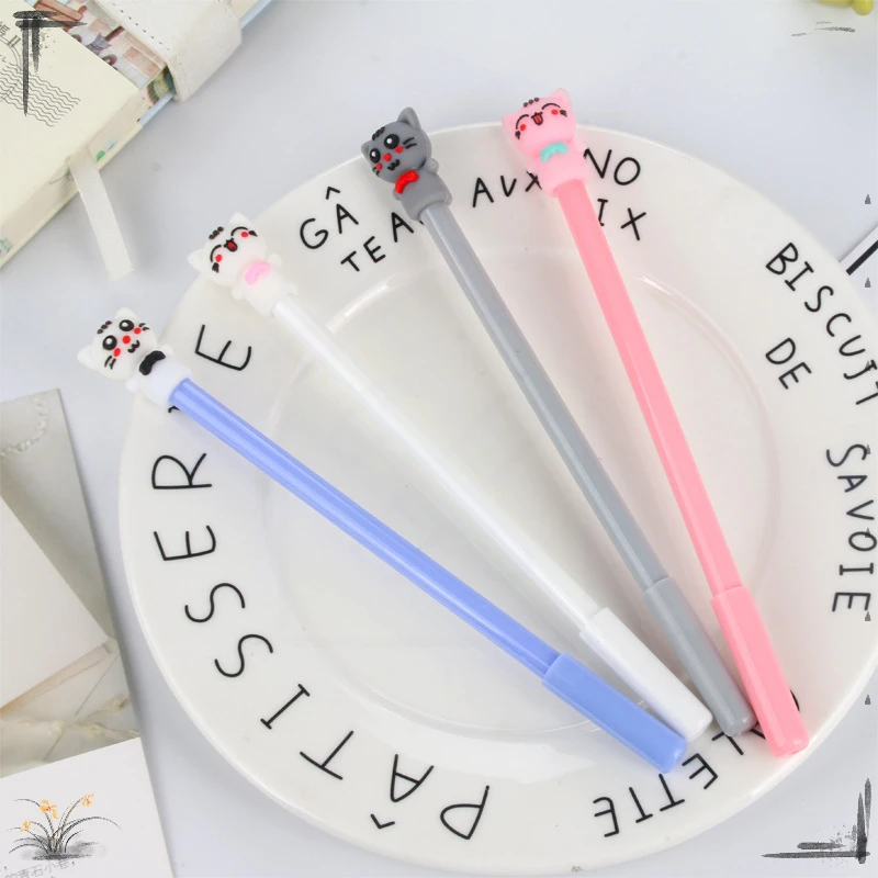 24 шт., перьевая ручка в виде кошки