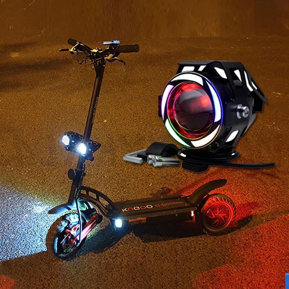For KUGOO G-Booster Ninebot Electric Scooter Headlight Bracket Set Modification Accessories Extension Light Mount Holder Stand