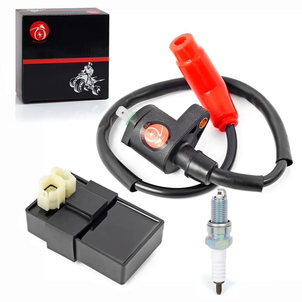 Igniter CDI Box and Ignition Coil Spark Plug For Honda 1993-2006 TRX300EX 300EX Sportrax 300 30410-Hm3-003