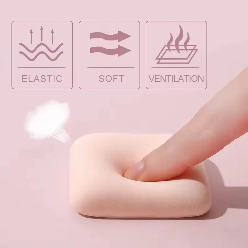 Super Soft Cloud Puff Sponge Puff Dry Wet Dual Use Liquid Foundation  Round Square Makeup  Powder Cosmetics Makeup Tools