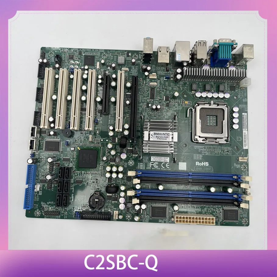 Server Motherboard For Supermicro C2SBC-Q LGA775 5*PCI Good Quality