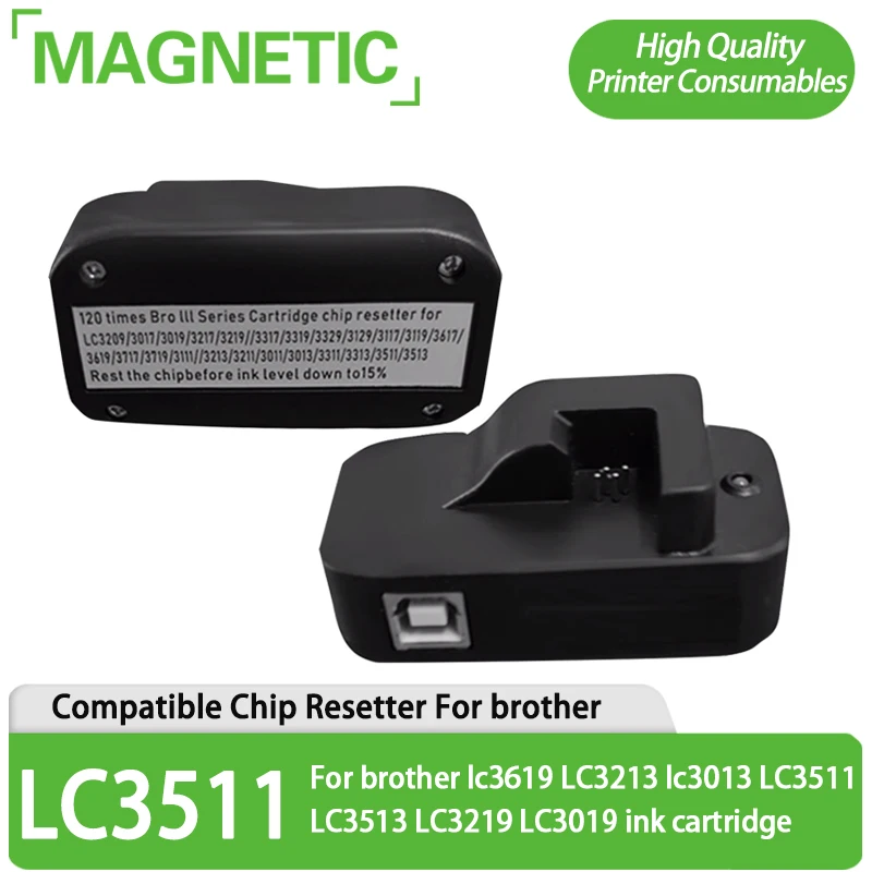 1X reset 120 times Chip Resetter compatible for brother lc3619 LC3213 lc3013 LC3511 LC3513 LC3219 LC3019 ink cartridge