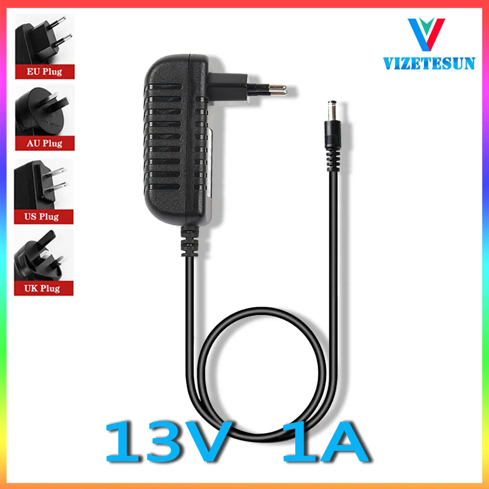 

13V 1A Power Adapter Punch Card Machine Attendance Machine Power Supply 13V 1000MA Charger Cable