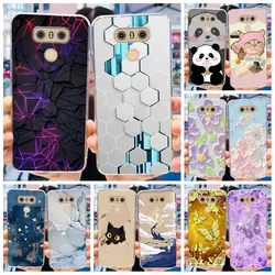 For LG G6 Plus Case H870 H871 Phone Cases Fashion Marble Transparent Silicone Soft Cover For LG G6 G6+ Bumper LGG6 G6Plus Fundas
