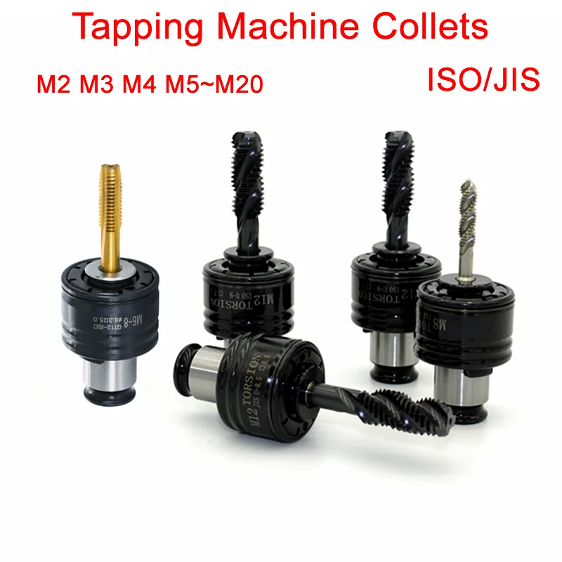 

ISO JIS Standard M2~M20 Tapping Machine GT12 Collets Chucks With Overload Protection