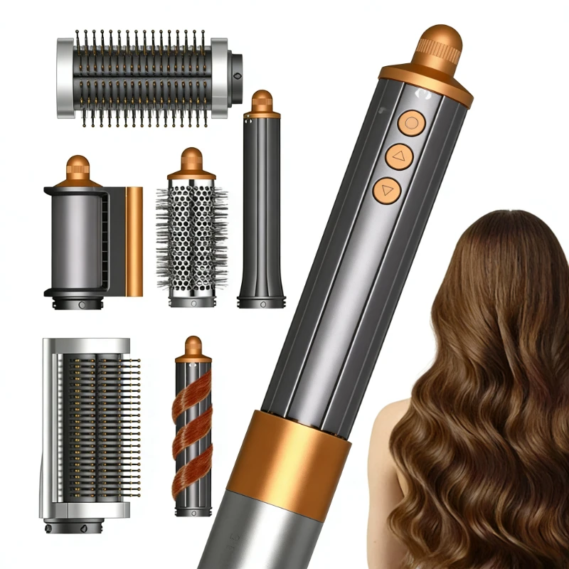 6 في 1 فرشاة تصفيف الشعر ومجفف الشعر 110000 دورة في الدقيقة عالية السرعة للعناية بالشعر الأيونية السالبة مجفف للنفخ سريع الجفاف، مصفف شعر متعدد #1