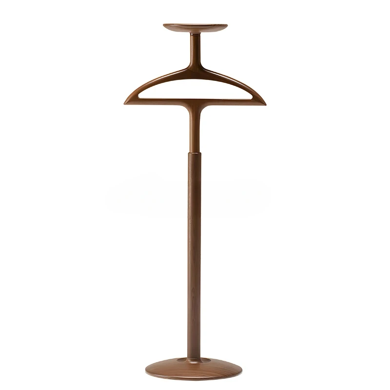 

Легкая роскошная офисная напольная вешалка для гостиной, съемная вешалка из цельного дерева в стиле ретро