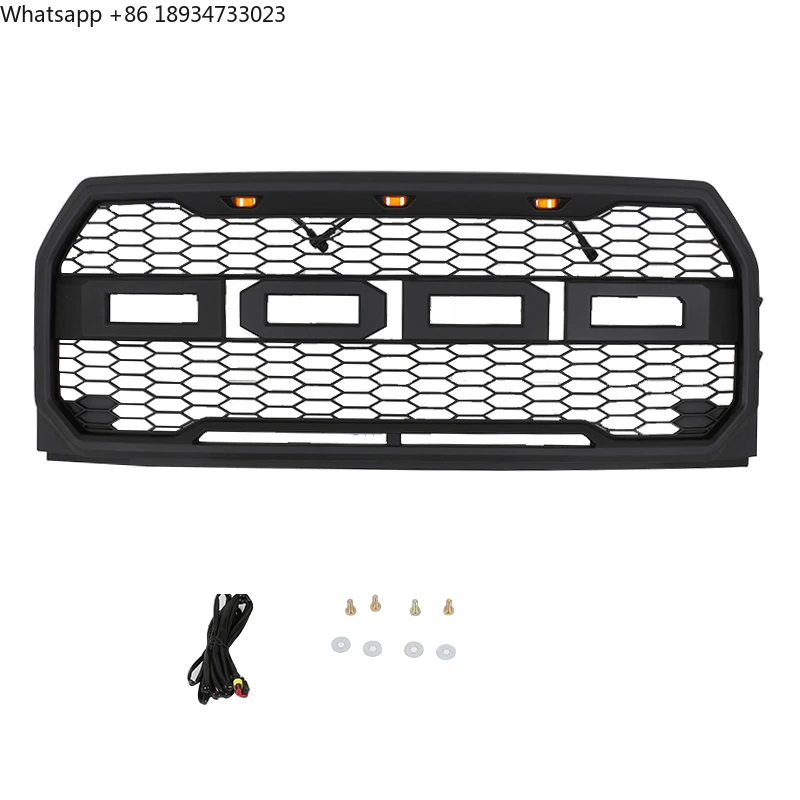 

2015 2016 2017 ABS Raptor Style Front Grille Fit for Ford F150
