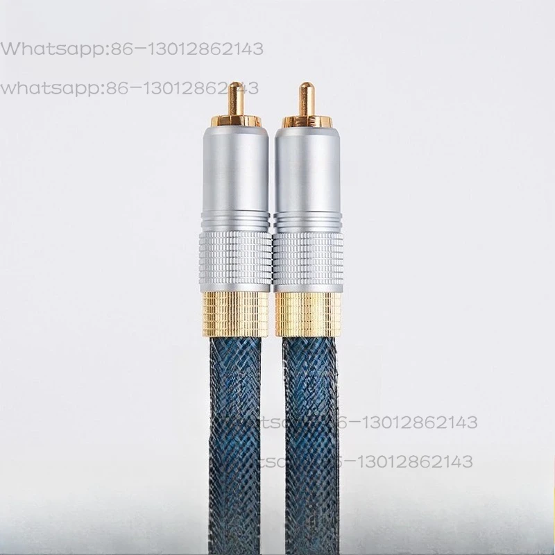 HL-3 single crystal copper lotus head signal cable fever audio HiFi power amplifier CD gall machine RCA cable