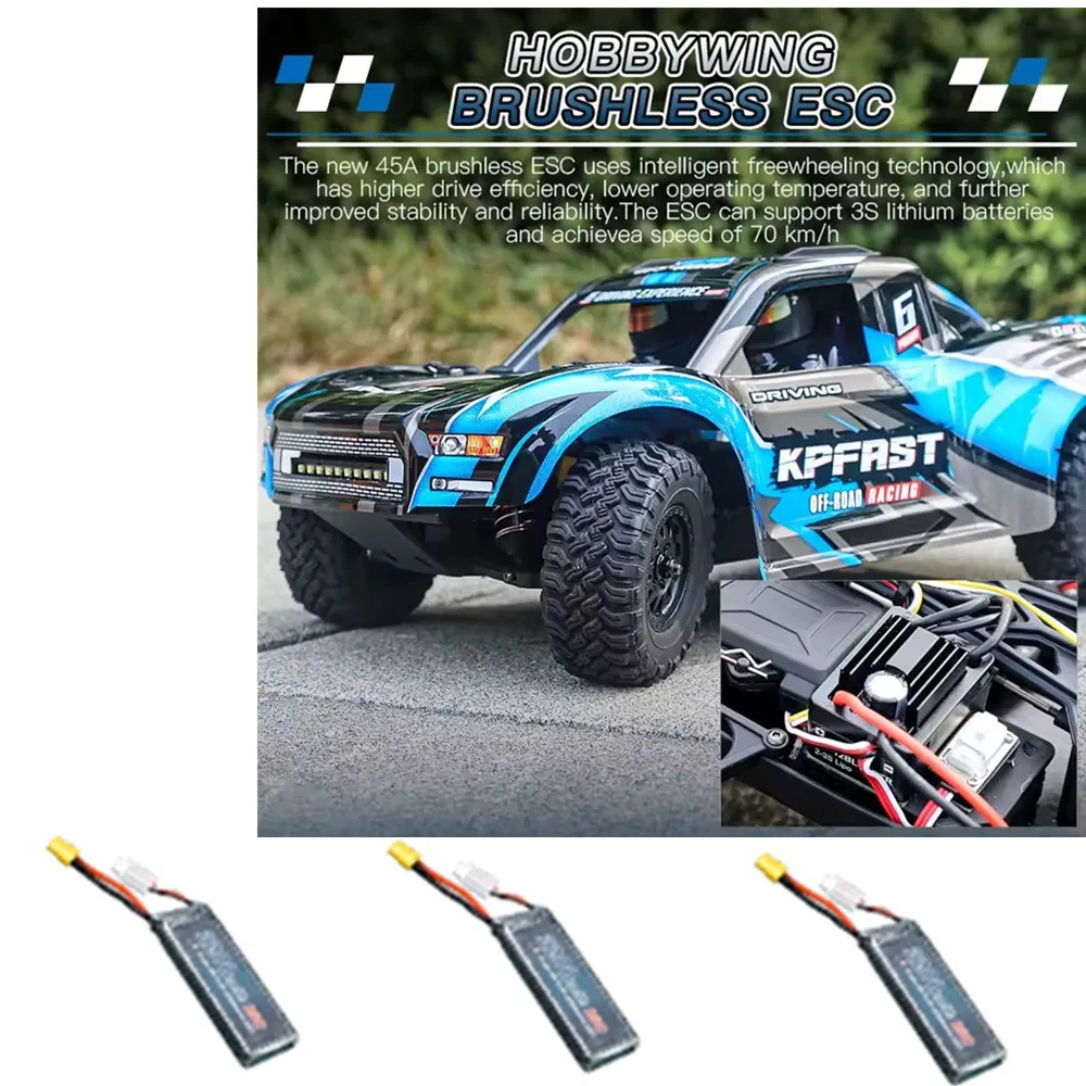 

Обновление 2s 7.4V2200mAh 3s 11,1V 2200mAh Аккумулятор для: KF17 RC Автозапчасти KF17 Оригинальный аккумулятор