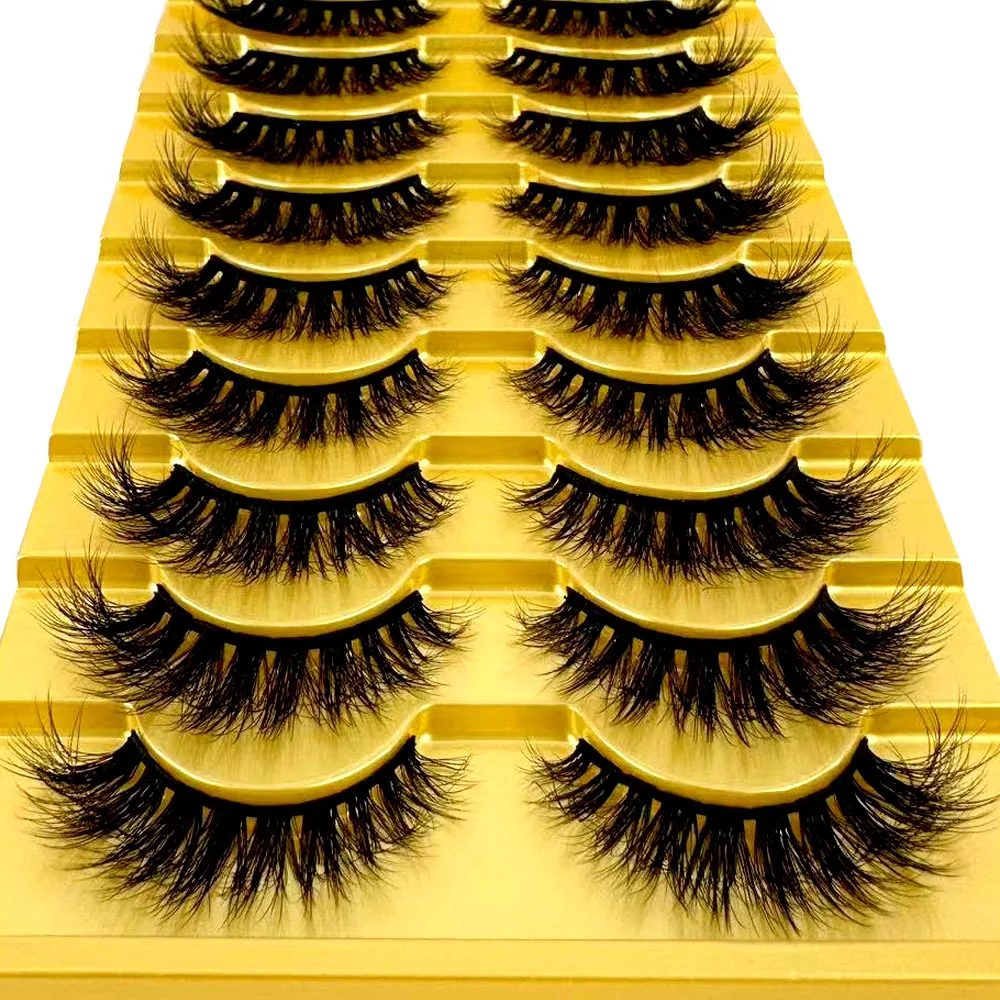 38 Stile 10 Paar Natürliche Lange 3D Nerz Falsche Wimpern Make-up-Set Nerz-Wimpernverlängerung Kurze Wimpern – Detail 23