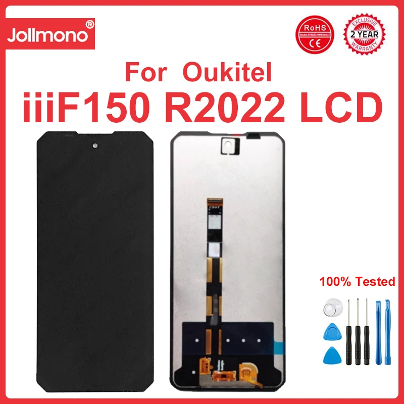 For Oukitel iiiF150 R2022 LCD Display Touch Screen Digitizer Assembly LCD iiiF150 B2021 H2022 Display iiiF150 Air 1 Ultra B1 Pro