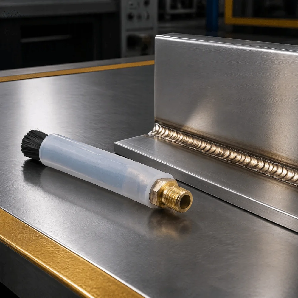 M6/M8/M10 Thread Welding Pickling Brush Copper and Carbon Fiber Heat Resistant Weld Seam Pickling Brush Acid Resistant