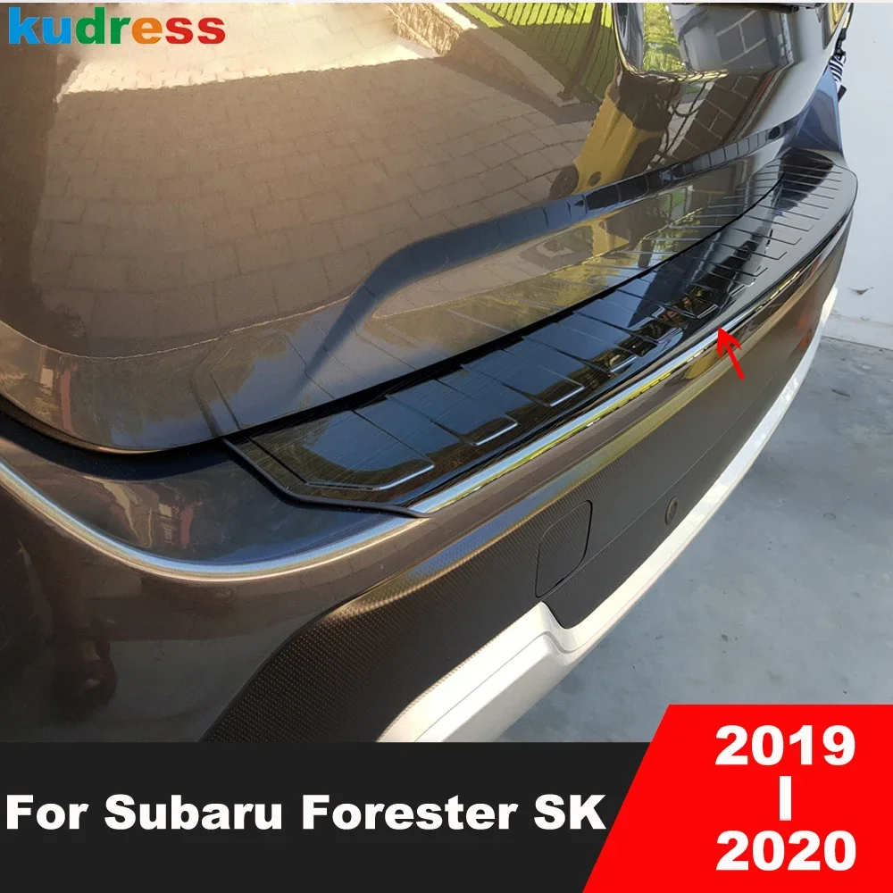 

Накладка на задний бампер багажника для Subaru Forester SK 2019 2020, стальная защитная накладка на порог багажника автомобиля, аксессуары
