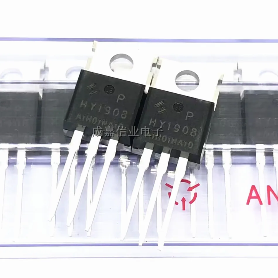 10pcs/Lot HY1908P TO-220-3 HY1908 N-Channel Enhancement Mode MOSFET 80V 90A Brand New Authentic