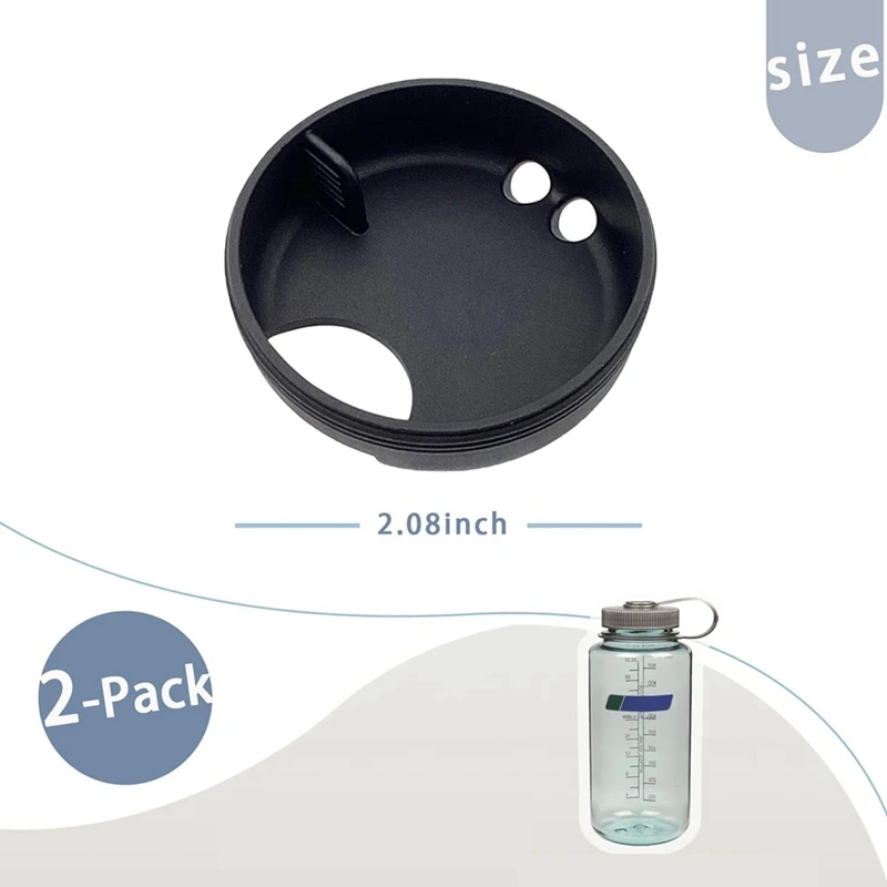 Nalgene سيليكون غطاء Splashguard ، فم واسع ، إكسسوارات زجاجة ماء ، 32 أونصة