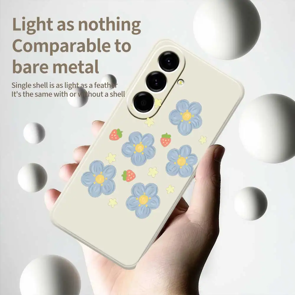 Small Fresh Flower Phone Case For Samsung Galaxy A56 A32 A23 A22 5G A32 A23 4G A55 A54 A53 A52 A51 A35 A34 A31 A25 Soft Cover